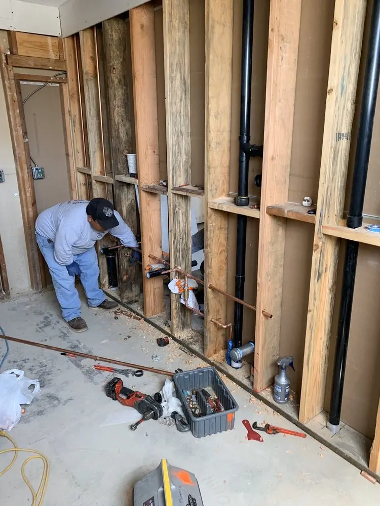 Commercial rough-in plumbing for Gas Line Repair in Englewood